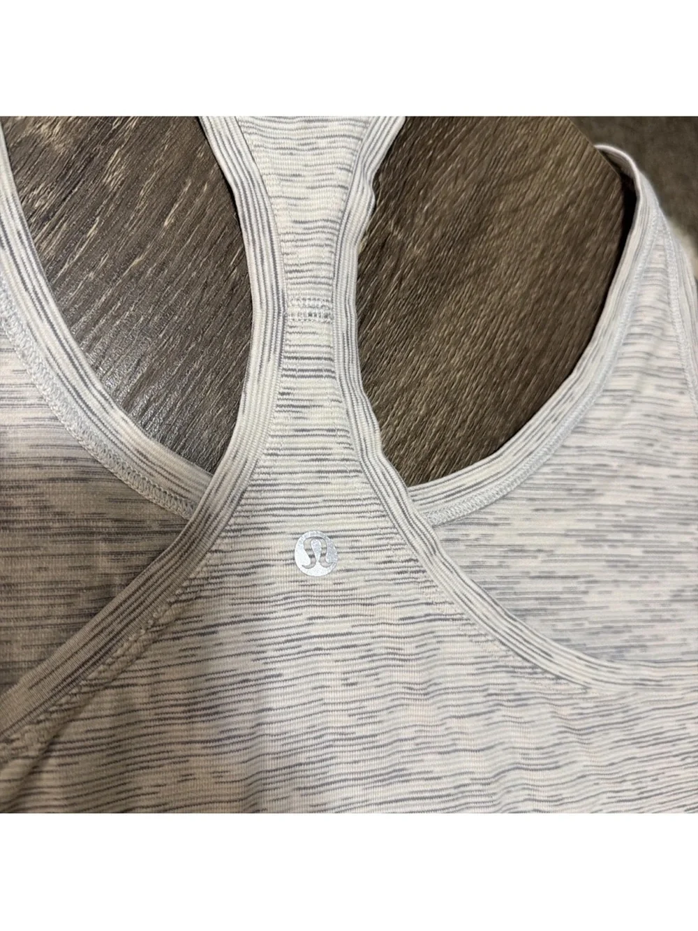 Lululemon Women size 10? Cool Racerback II Nulu Wee Are From Space Gray and Camo - Picture 4 of 4